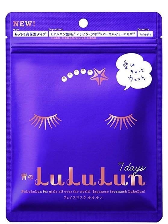 best japanese skincare products lululun face mask rich moisture