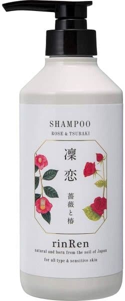best japanese shampoo rinren rose and tsubaki